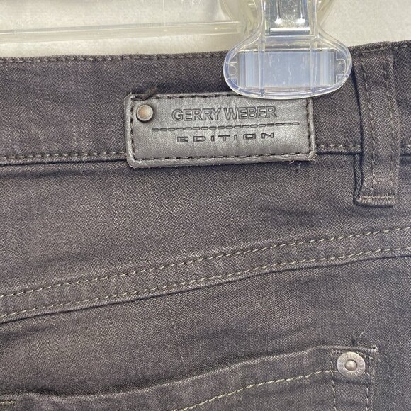 Gerry Weber Edition Irina Mid-Rise Straight Leg Casual Jeans Women Sz 6S Brown - Picture 15 of 16